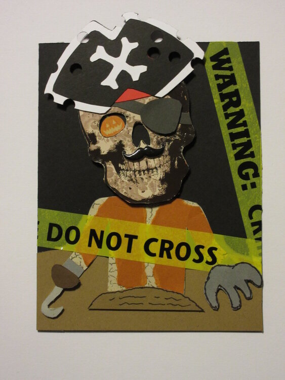 Halloween Pirate Card