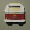 VW Bus Card with Spare Tire (Back)