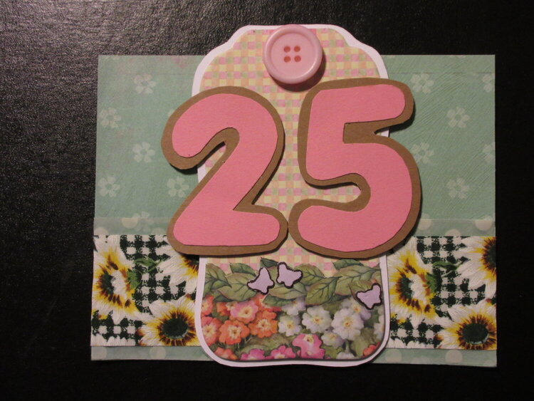 The 25TH Anniversary Card
