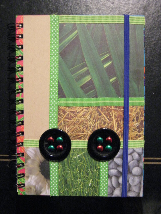 Recycled Journal front side