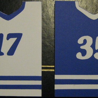Toronto Maple Leafs Jersey Cards Back Side