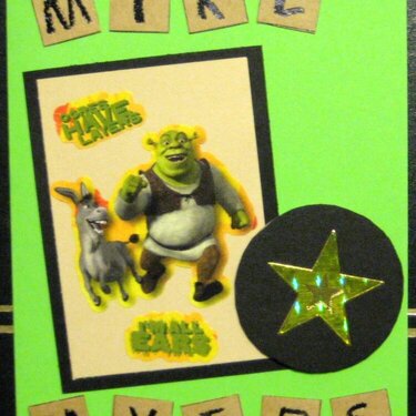 Shrek Card