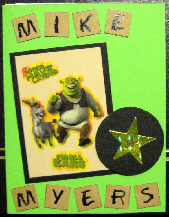 Shrek Card