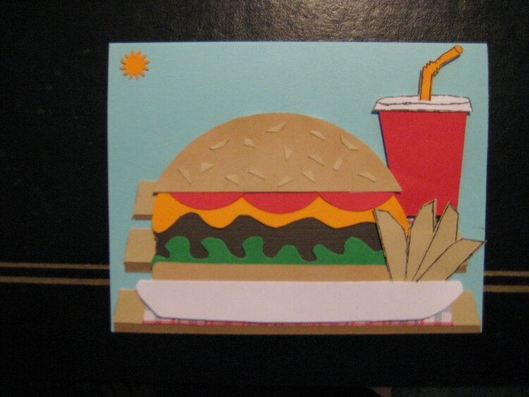 Hamburger Card