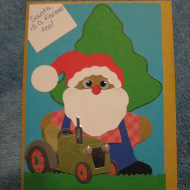 Silly Santa Card - Mr. Farmer