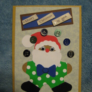 Silly Santa Card - Mr. Bow Tie