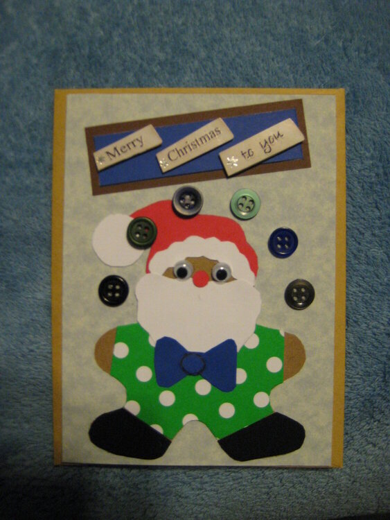 Silly Santa Card - Mr. Bow Tie