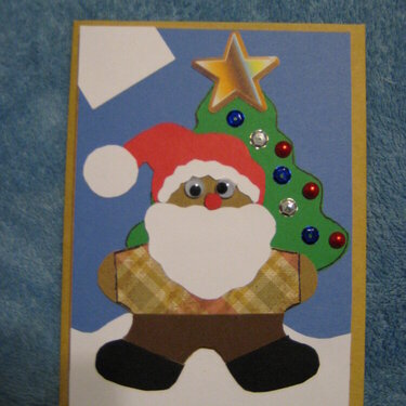 Silly Santa Card - Mr. Lumberjack