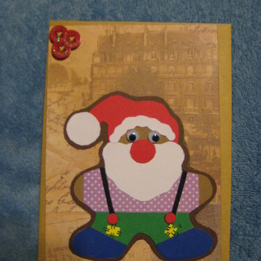 Silly Santa Card - Mr. Clown