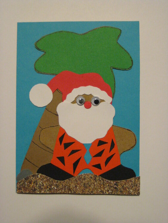 Silly Santa or Mr. Flintstone?