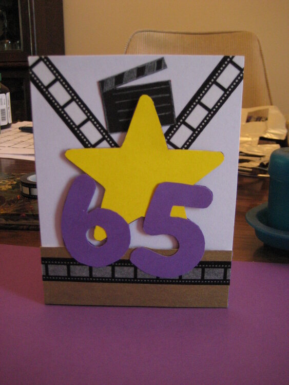 Card for a Friend&#039;s 65th Birthday