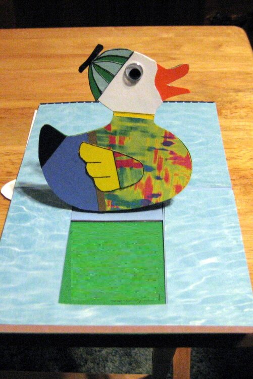 Rubber Ducky Birthday Card Inside.