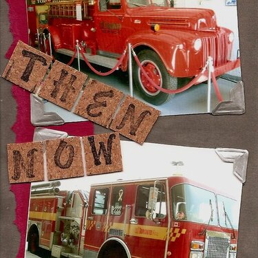 Fire Trucks Then and Now