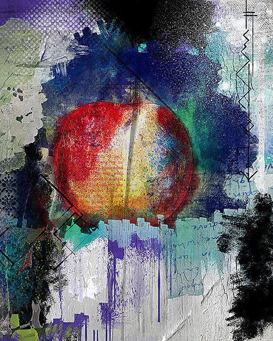 Digital Paint Apple