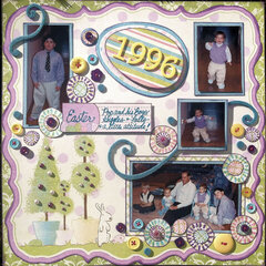 Cotton Tail Easter Layout