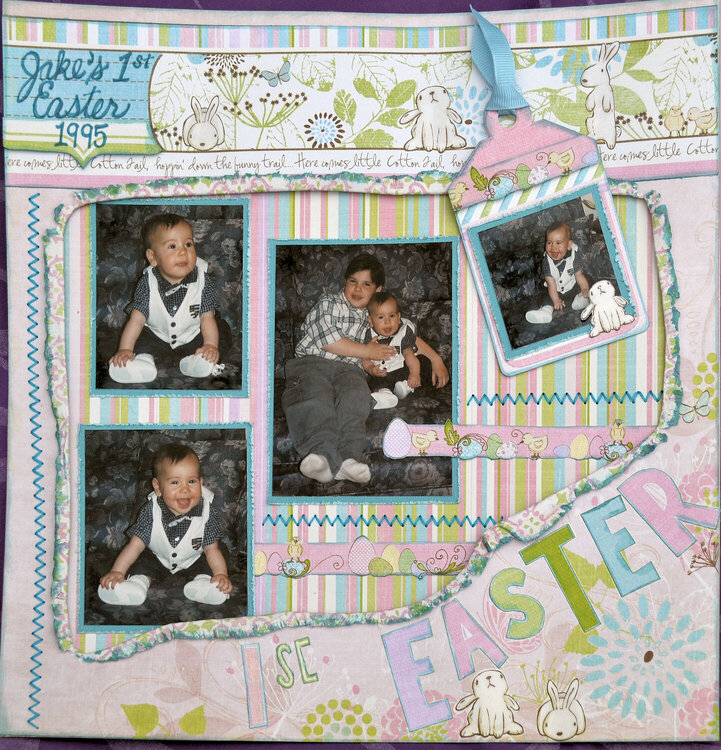 Cotton Tail Easter Layout 2