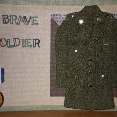 Brave Soldier thank you card