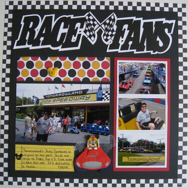 Disney Tomorrowland&#039;s Indy Speedway