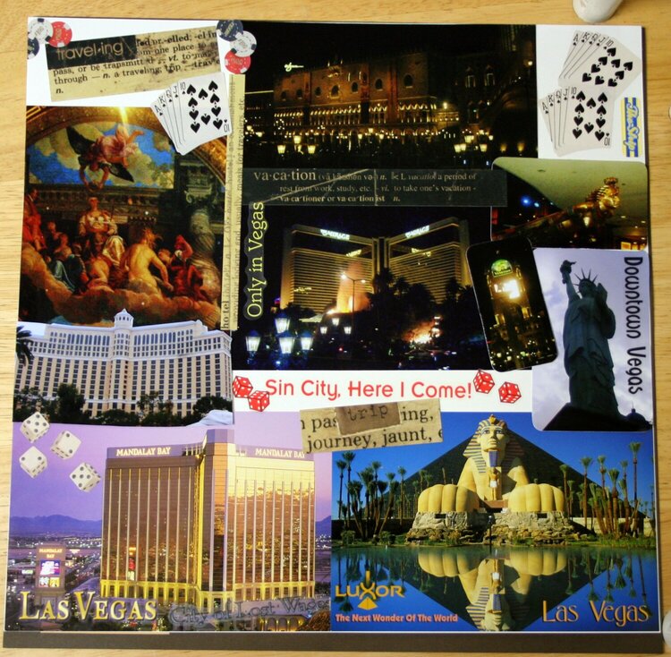 Last page of Vegas Strip album