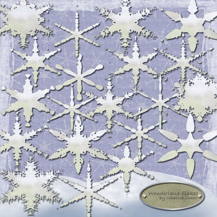 Winter Wonderland Freebie Snowflakes
