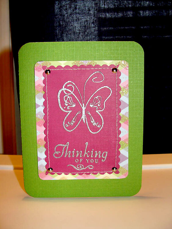 Simple Thinking of You Card