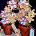 flower pots for my 2 moms