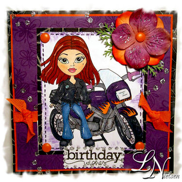 Biker Karinas Birthday Wishes