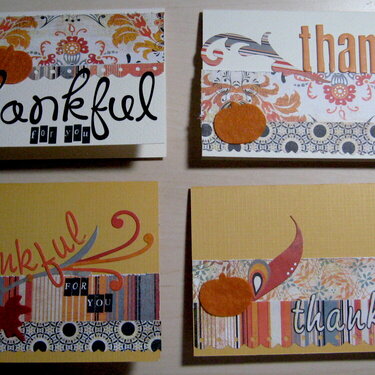 Thankful For You (Thanksgiving Cards)