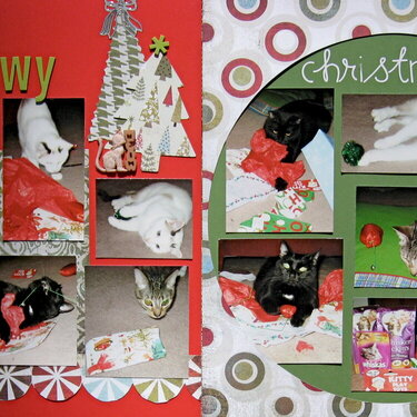 Meowy Christmas (Double Page LO)