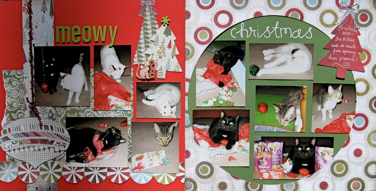 Meowy Christmas (Double Page LO)