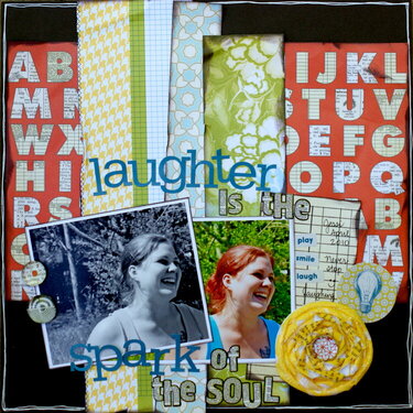 Laughter Is The Spark Of The Soul (Scrap n&#039; Art July/August)