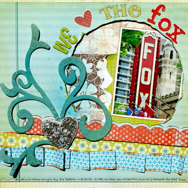 We Love The Fox  (November/December 2009 Scrap n&#039; Art)