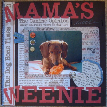 mama&#039;s little weenie