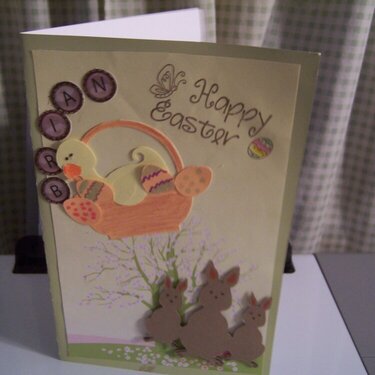 card for my gdandson at fort lewis front ofcard