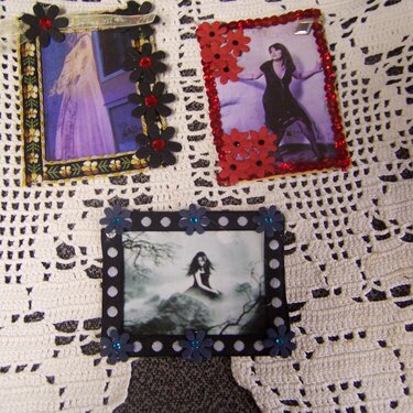 goth cards for swap 2009  atc