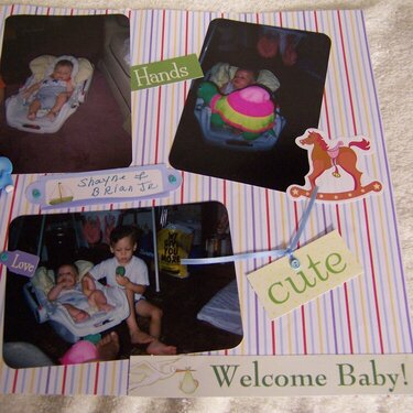 welcome baby pg #11 2008 *
