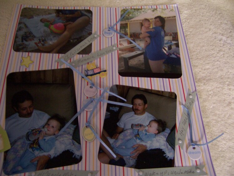 mommie love you, pg 20- 2008 *, last pg of baby album