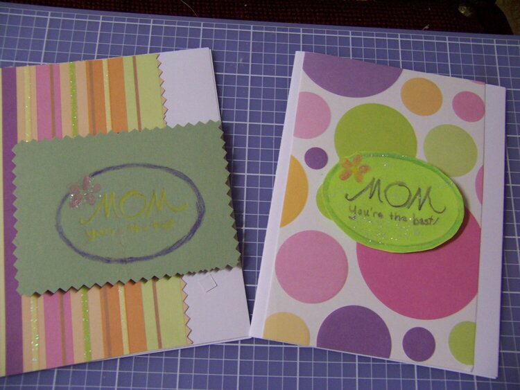 mothers day cards, for irag and  i for swap  2009 *