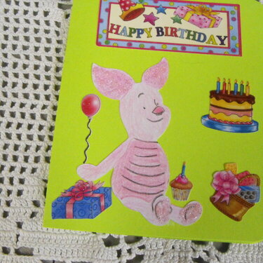 childs birthday card, for mrst&#039;s swap   2009