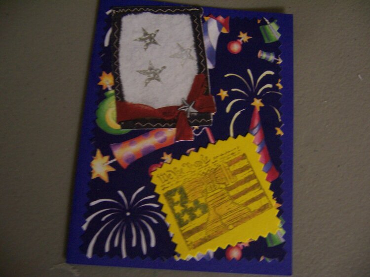 card for july  fourth 2009 *