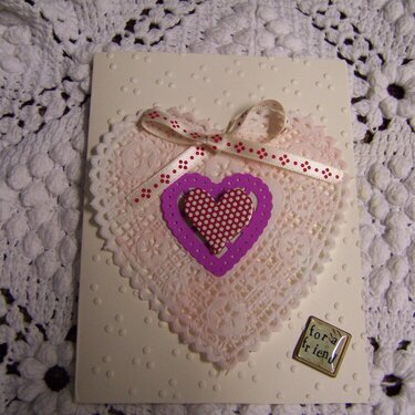 valentine card for a ss,  1-08-2010