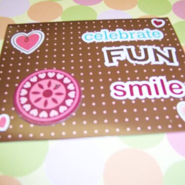 celebration card  2009