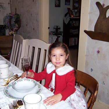 our littlest angel, on thnksgiving day-2008