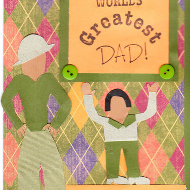 World&#039;s Greatest Dad card