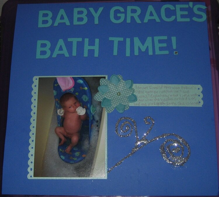 Baby Grace&#039;s Bath Time!