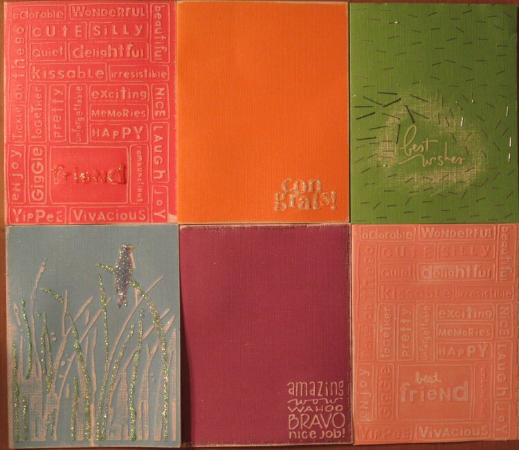 Embossed Cards 3