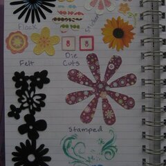 Idea Book Page 12-Flowers