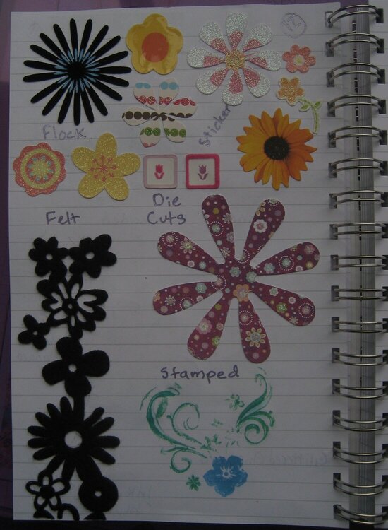 Idea Book Page 12-Flowers