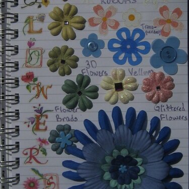 Idea Book Page 13-Flowers
