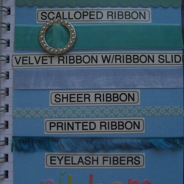Idea Book Page 21-Ribbons &amp; Fibers